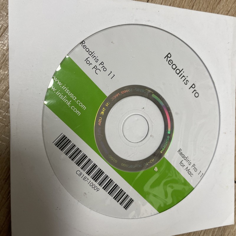 Readiris Pro 11 Vintage Software Mac & PC