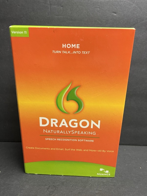 Dragon Naturally Speaking Home Version 11 With Head Set New OPEN BOX gallery