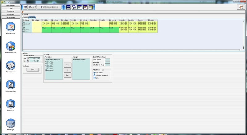 Office Workforce Planning, Software Roster Scout Office, Roster, Workforce Planner gallery