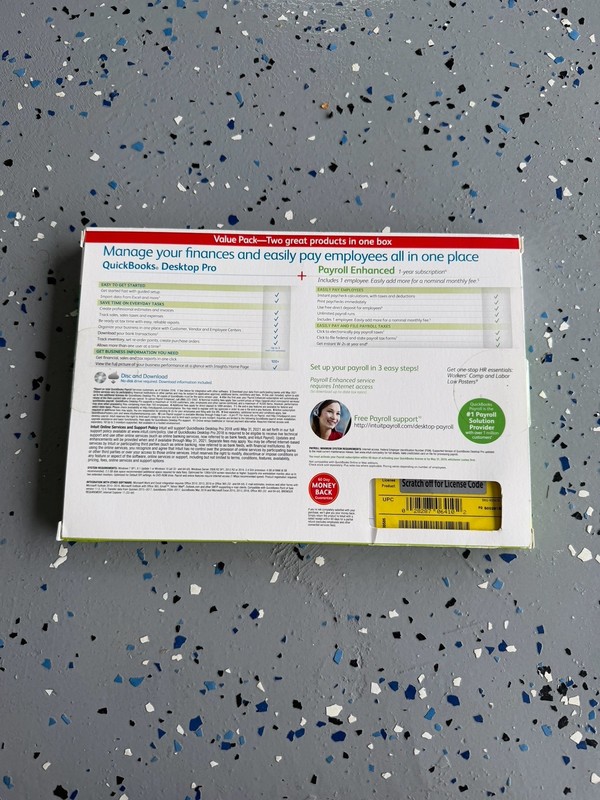 SEALED INTUIT QUICKBOOKS DESKTOP PRO 2018 FOR WINDOWS – RETAIL BOX gallery