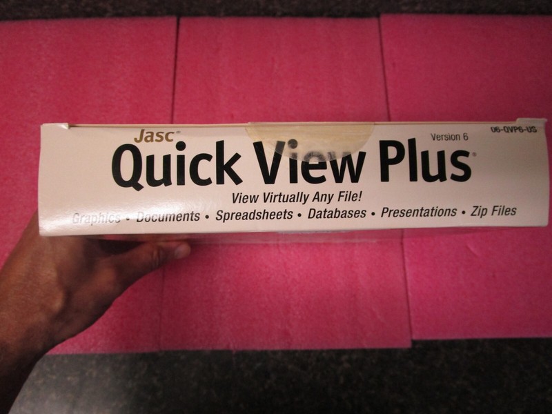 Jasc Quick View Plus Version 6 in Retail Box, CD is Factory Sealed in Case gallery