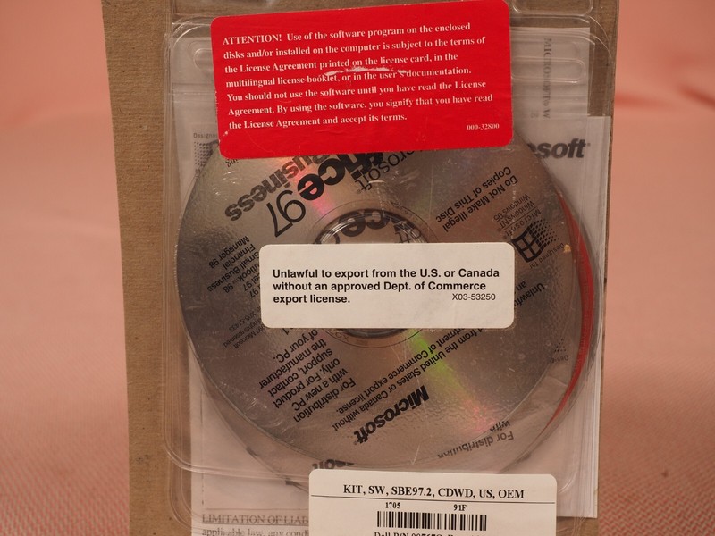 Dell Microsoft Office 97 97.2 Small Business Edition Product ID X03-66541 1997 gallery