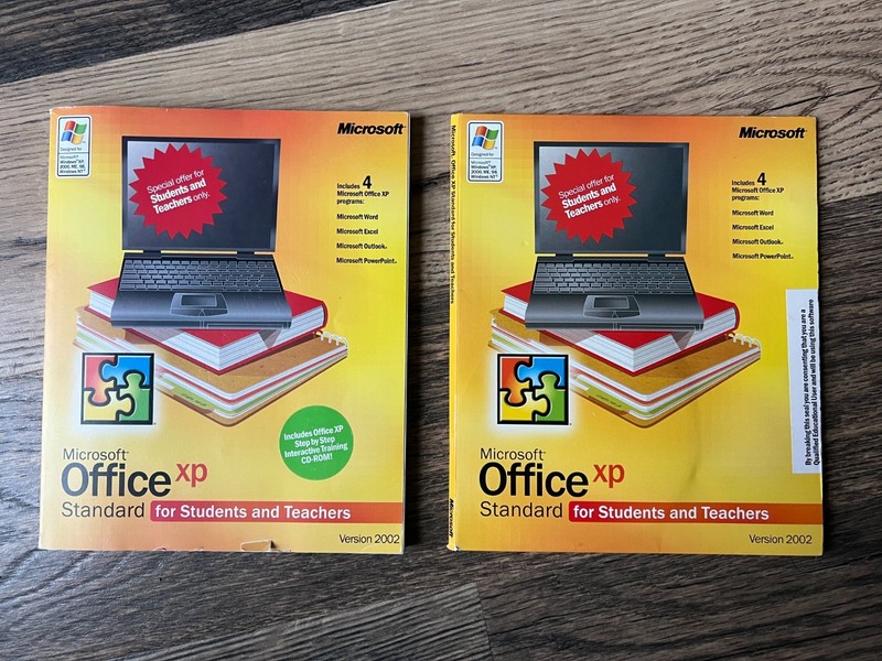 Microsoft Office XP Version 2002 – 3 CD-ROM – Standard for Students and Teachers