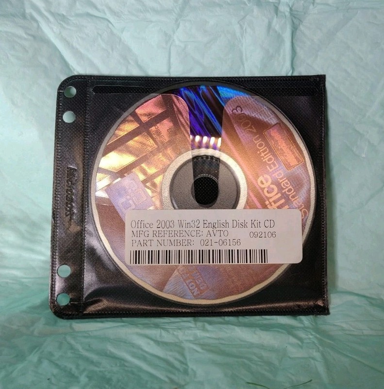 Unused NEW Microsoft Office Basic Edition 2003 CD with Activation Code