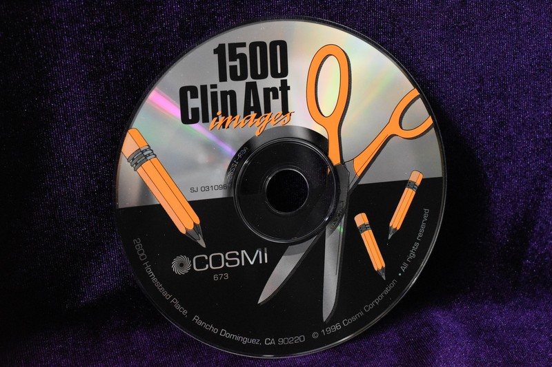 1500 Clip Art Images Computer PC Vtg CD Cosmi (1996) - Graphics Pictures Design gallery