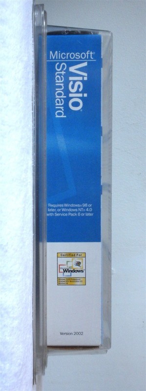 MICROSOFT VISIO STANDARD OFFICE DIAGRAMMING SOFTWARE BRAND NEW IN CLAMSHELL CASE gallery
