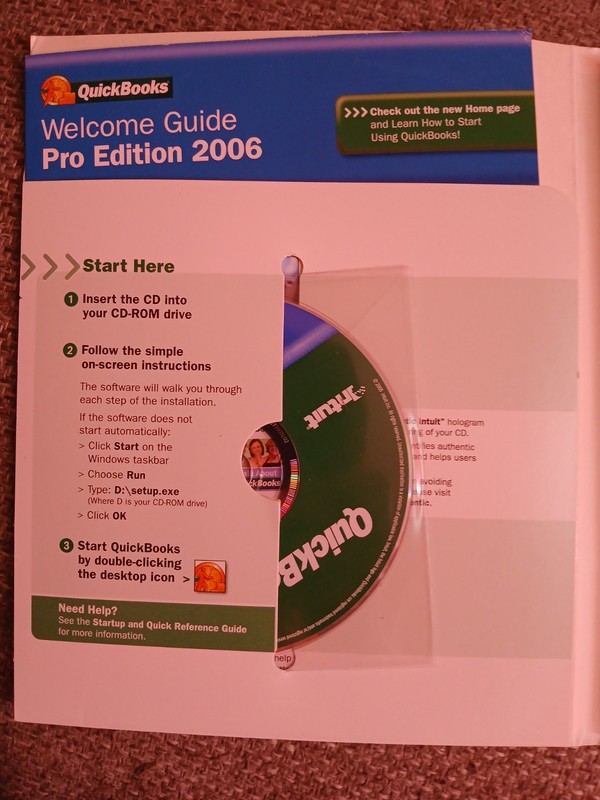 Intuit QuickBooks Simple Start Edition 2006 w/ License for Windows VGC Free Ship gallery