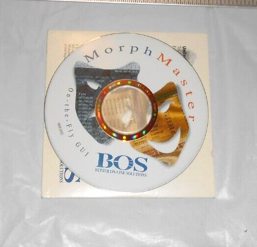 Vintage Morph Master On-the-Fly GUI BOS Software Compact Disk gallery