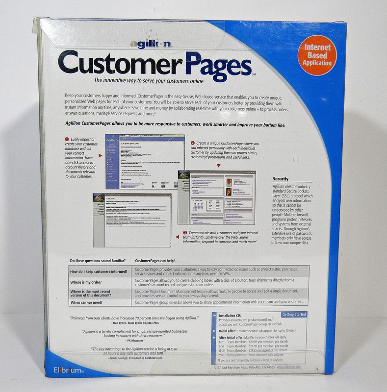AGILLION Customer Pages Internet Based Application - Serving Customers Online gallery