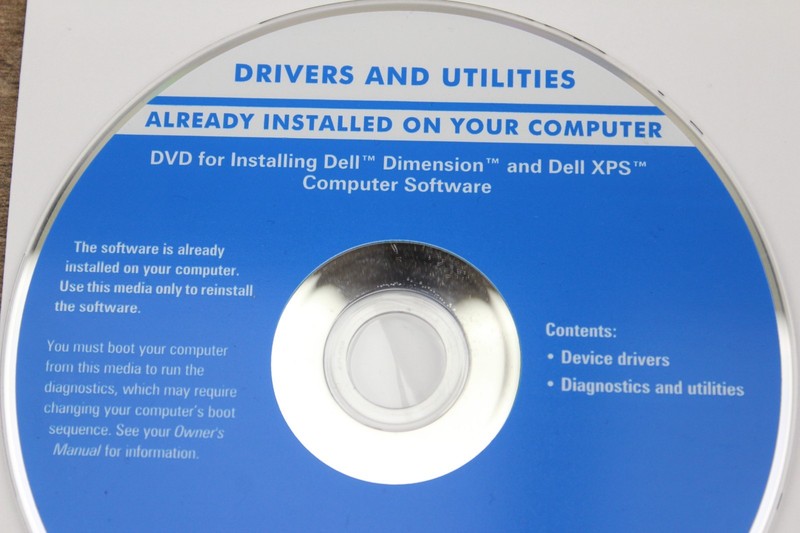 Dell Dimension ResourceCD Software P/N: YC018 REV.A17 gallery