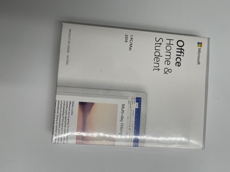 Microsoft Office Home & Student 2019 Product Key Card 1 Device Win/Mac EN