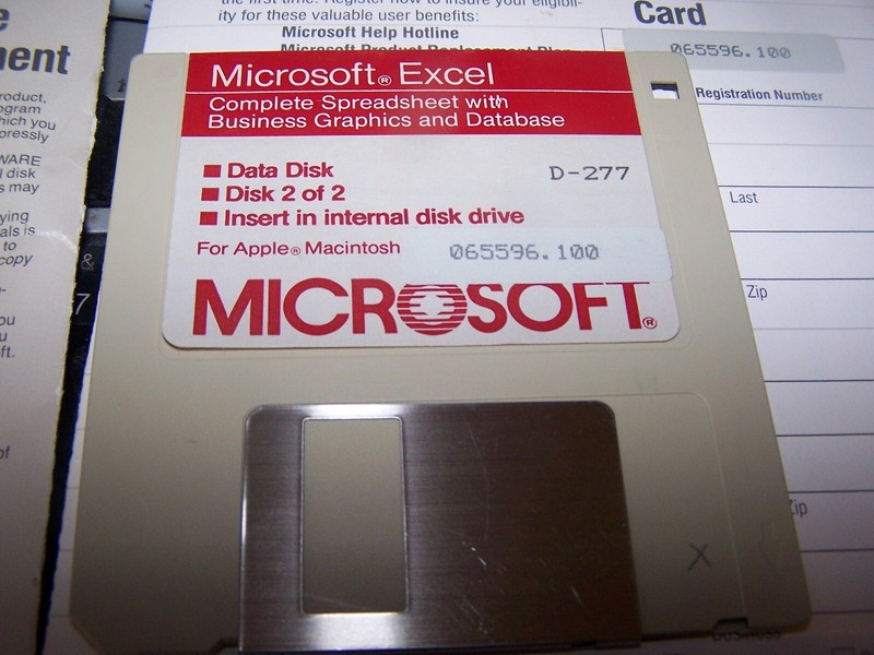 Microsoft Excel Dealer Copy for Macintosh 512K or later gallery