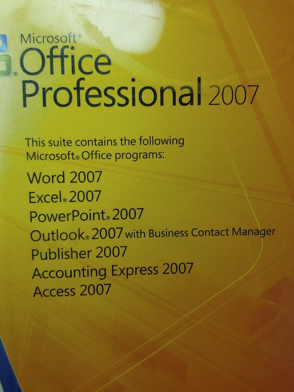 Microsoft Office Professional 2007 - Upgrade Genuine Preowned & Complete W/ Key gallery