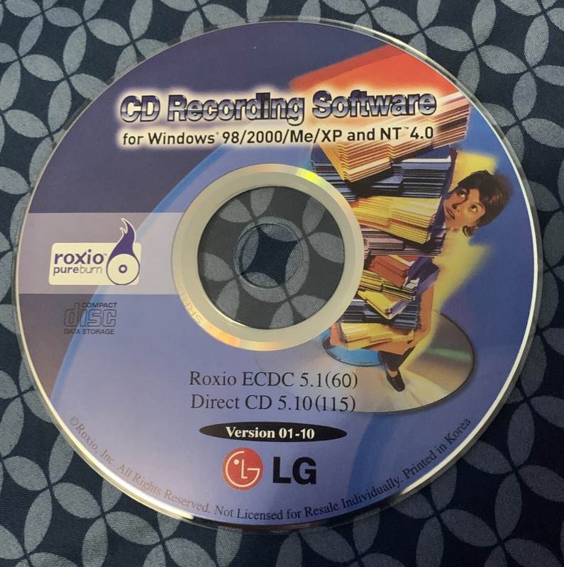 Roxio Creator CD Recording Software, ECDC 5.1 / Direct 5.10, LG + FREE Gift