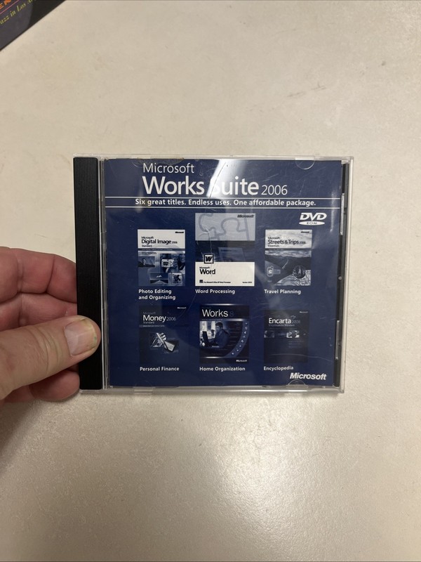 MICROSOFT WORKS SUITE 2006 – WITH PRODUCT KEY!!!