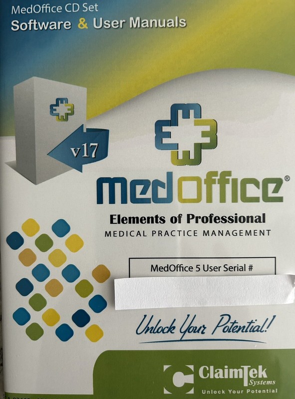 MEDOFFICE Medical Billing Software (5 users license) New CDs with user manual
