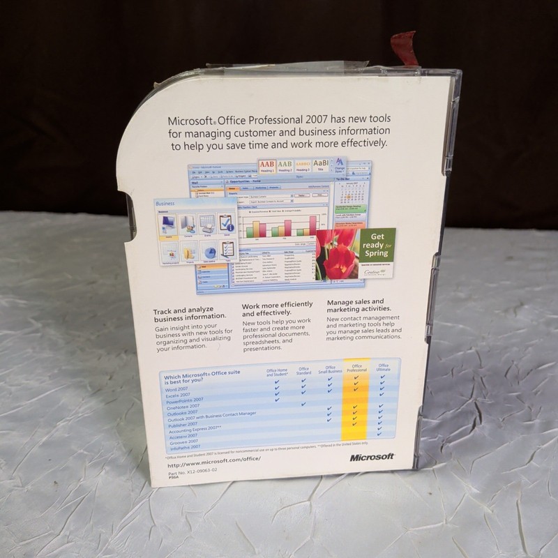 Microsoft Office 2007 Professional Full English Retail Version w/ Product Key gallery