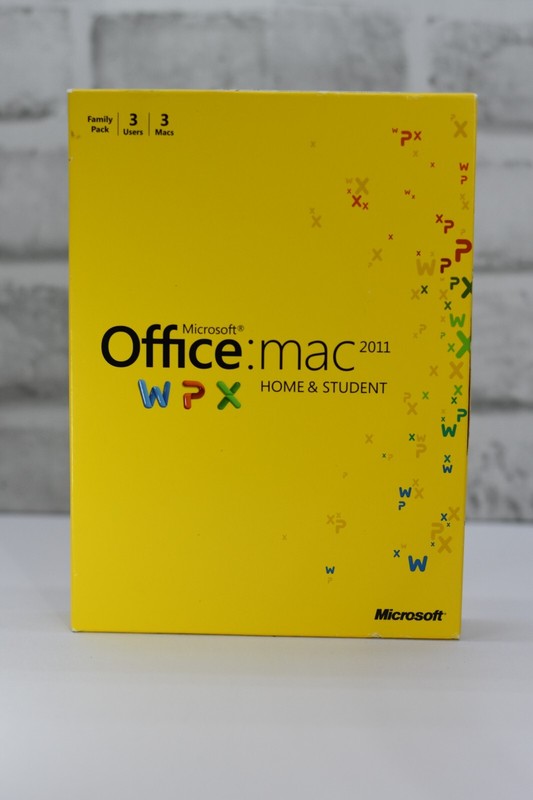 Genuine Microsoft Office MAC 2011 Home & Student with Key