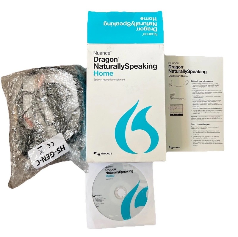 Nuance Dragon NaturallySpeaking Home 13 Speech Recognition Software – Open Box