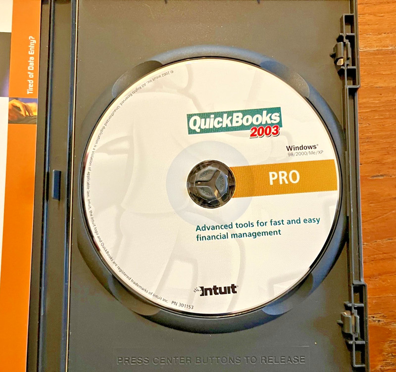 Intuit QuickBooks Pro 2003 for Small Business w/Key Code, user manuals gallery