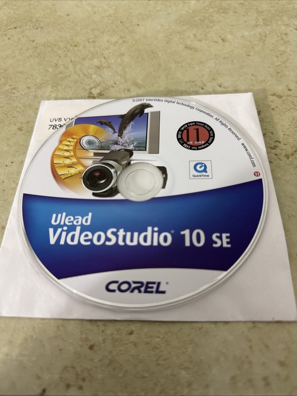 Corel Ulead VideoStudio 10 SE Install DVD - Includes Product Key