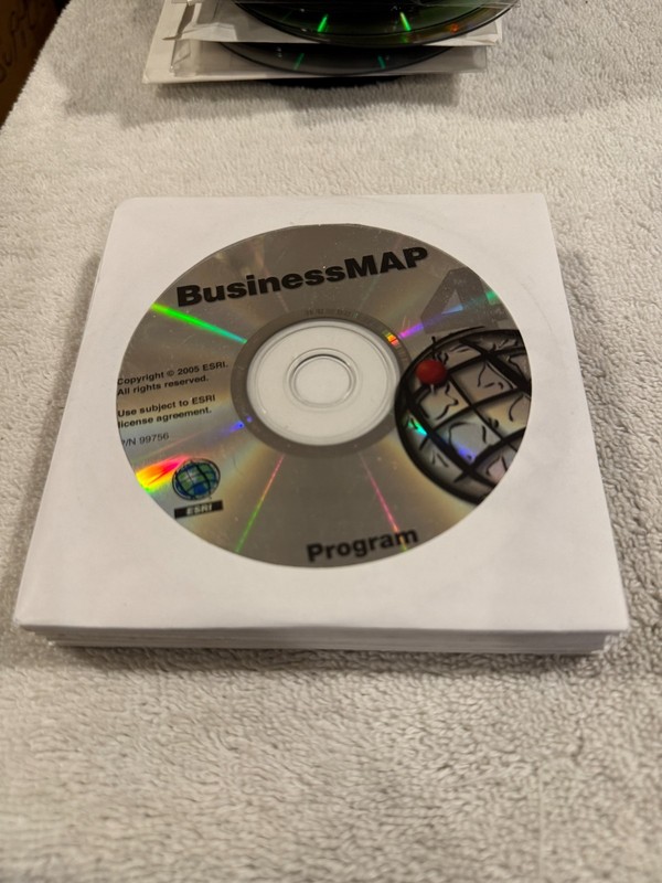 BusinessMAP Sofware by ESRI – 11 Total CD’s – SERIAL # NOT INCLUDED!!!!