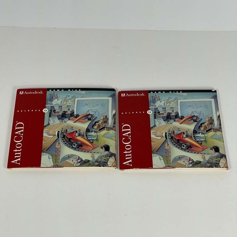 1994 Autodesk AutoCAD Release 13 Demo Disks, Training Guide, Exercise Disks gallery