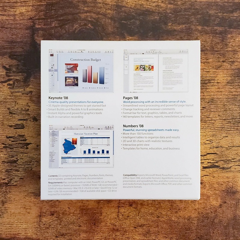 Apple iWork 08 Family Pack for Mac gallery