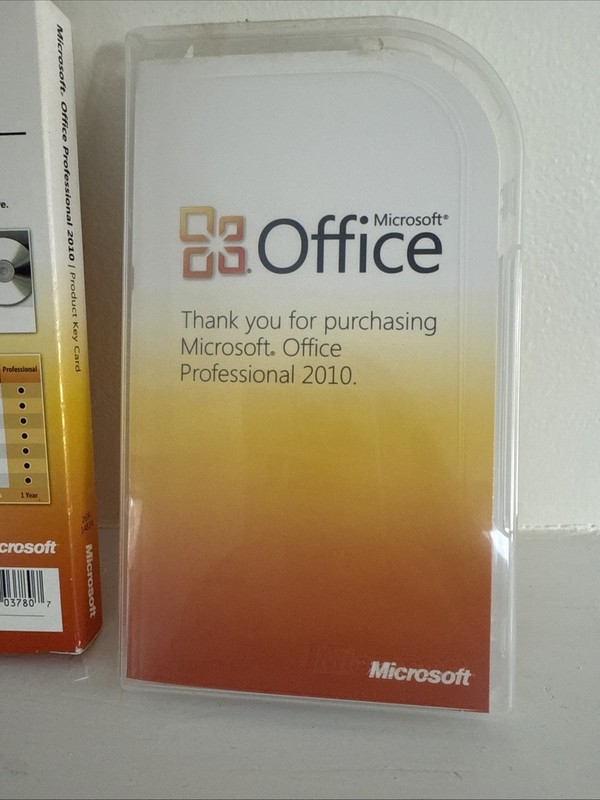 Microsoft Office 2010 Professional Product Key Card ONLY In Original Box gallery