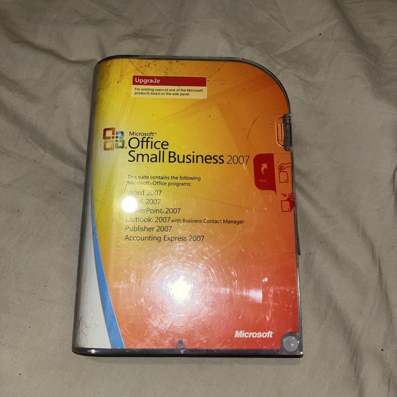Microsoft Office Small Business 2007 Software Excel Word