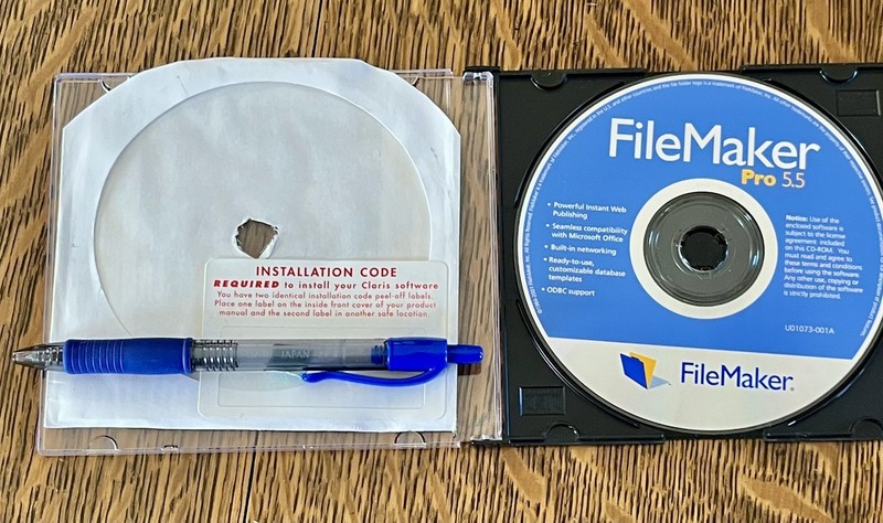 Claris Filemaker Pro 5.5 (MAC)