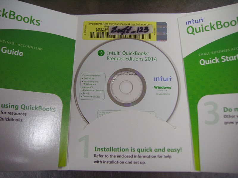 INTUIT QUICKBOOKS PRO 2014 FOR WINDOWS FULL RETAIL FOR USA =LIFETIME LICENSE= gallery