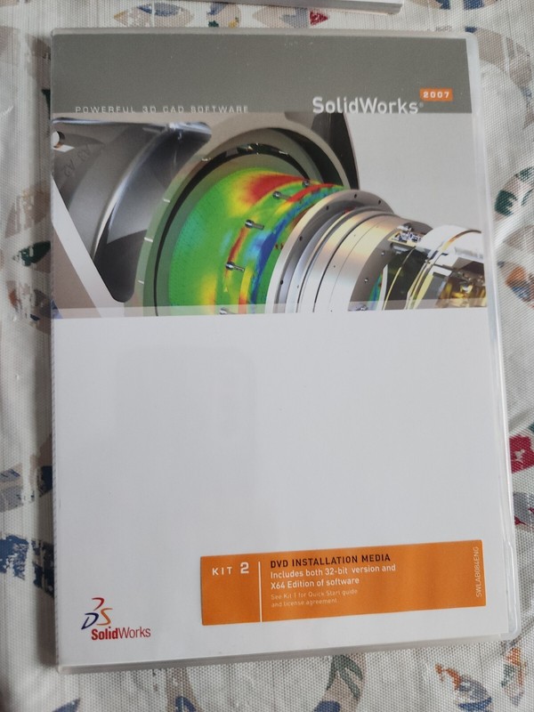 SolidWorks 2007 Kit 1 & Kit 2 CD & DVD Instalation Media 3D CAD Software No Key gallery