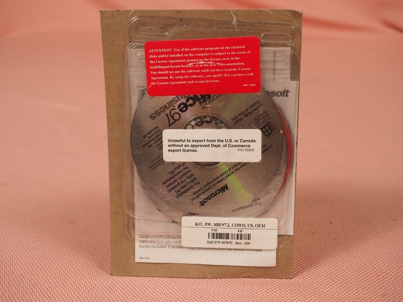 Dell Microsoft Office 97 97.2 Small Business Edition Product ID X03-66541 1997 gallery