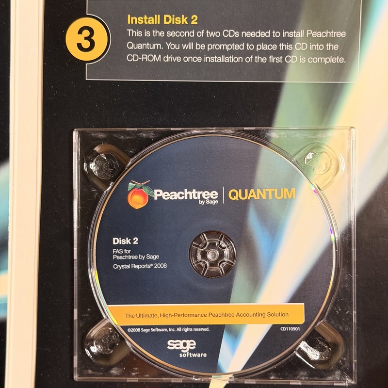 Peachtree by Sage Quantum Accountants Release 2009 Windows 1 User - READ gallery