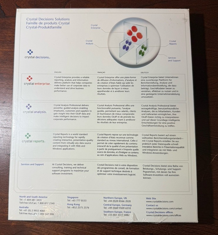 Crystal Reports 9 Professional Full Product For Windows ( Sealed Retail Box) gallery