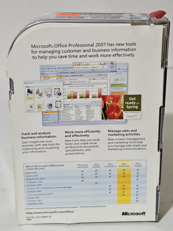 Microsoft Office Professional 2007 Upgrade with Product Key - Exlnt gallery