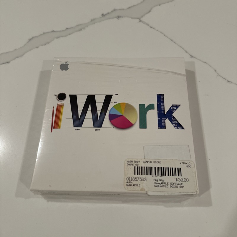 New APPLE IWORK 09 Family Pack Mac DVD-ROM v. 9.0.3 Authentic Sealed!