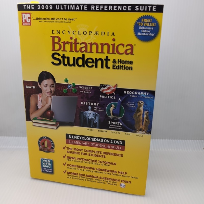 Encyclopedia Britannica Student And Home Edition 2009