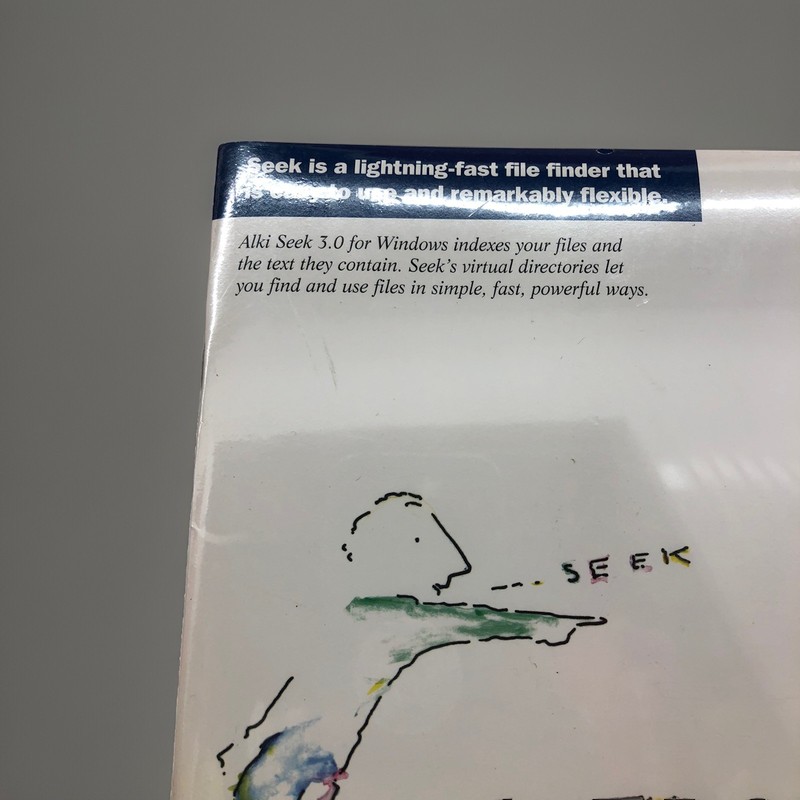 NOS RARE Alki Seek 1992 Software Supplement for Microsoft Word 1994 IT HISTORY gallery