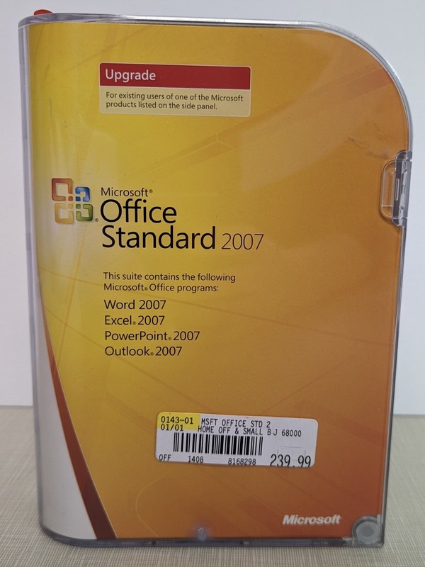 Microsoft Office Standard 2007 (Retail) (1 PC/s) – Full Version for Windows