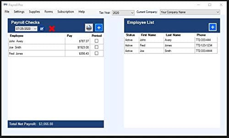 Payroll - Payroll Software for Windows 10/11 - CD - Includes 12 Month License gallery
