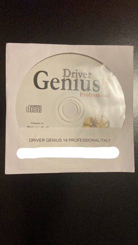 GENIUS 14 PROFESSIONAL ITALY DRIVER SOFTWARE used