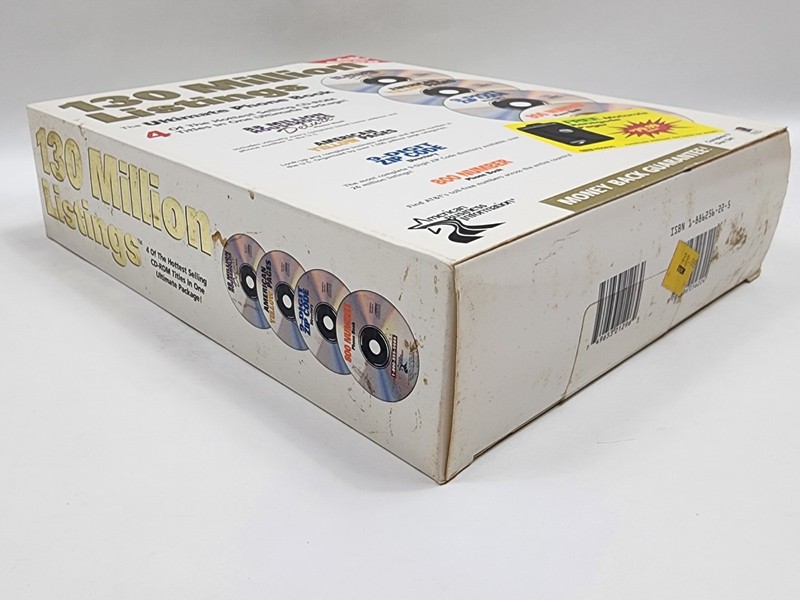 NEW The Ultimate Phone Book for Windows 95 - 9 Disc Set New Old Stock Sealed gallery
