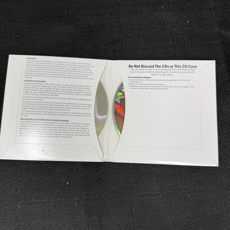 Microsoft Office Small Business Edition 2003 w/ BCM 2-CDs Product Key Included gallery