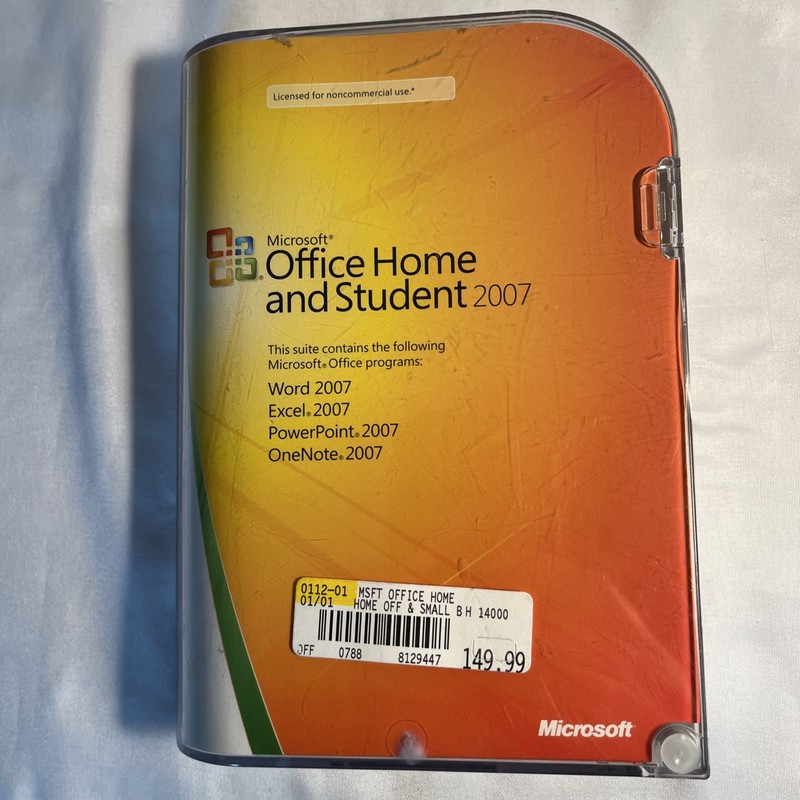 Microsoft Office 2007 Home and Student w/ Product Key – Excel, Word, PowerPoint