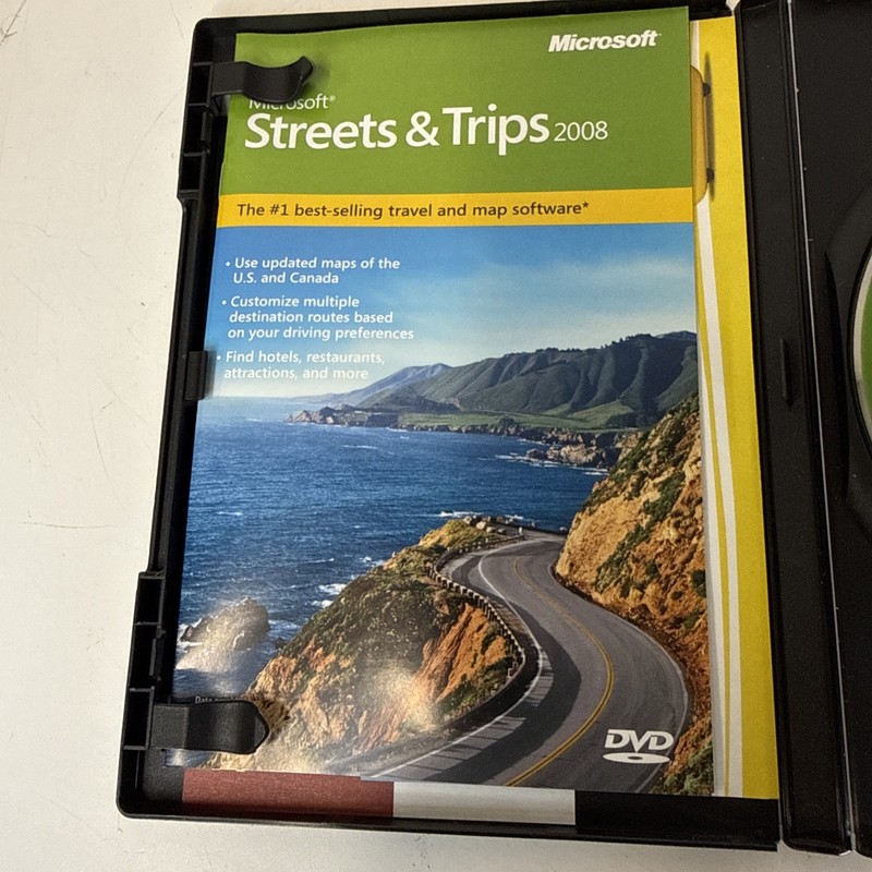 Microsoft Streets and Trips 2008 With Product Key Windows XP Vista - No GPS Unit gallery