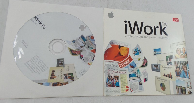 2006 Apple iWork '06 - Mac DVD - Grade A (MA222Z/A)