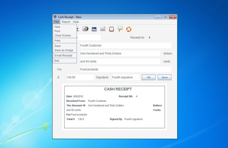 Cash Receipt Software Management App Generator Maker Billing Invoice AT SOFT02 gallery