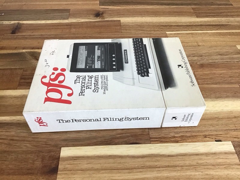 Vintage Apple II PFS Personal Filing System Software gallery